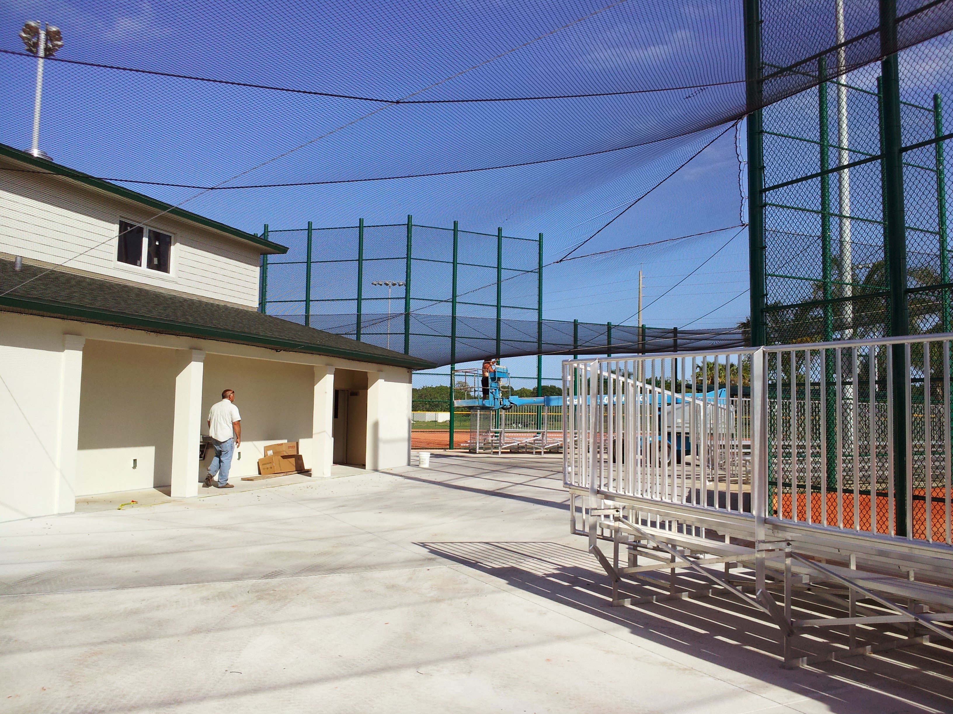 Baseball and Softball Netting, Custom Baseball Barrier Nets GRN