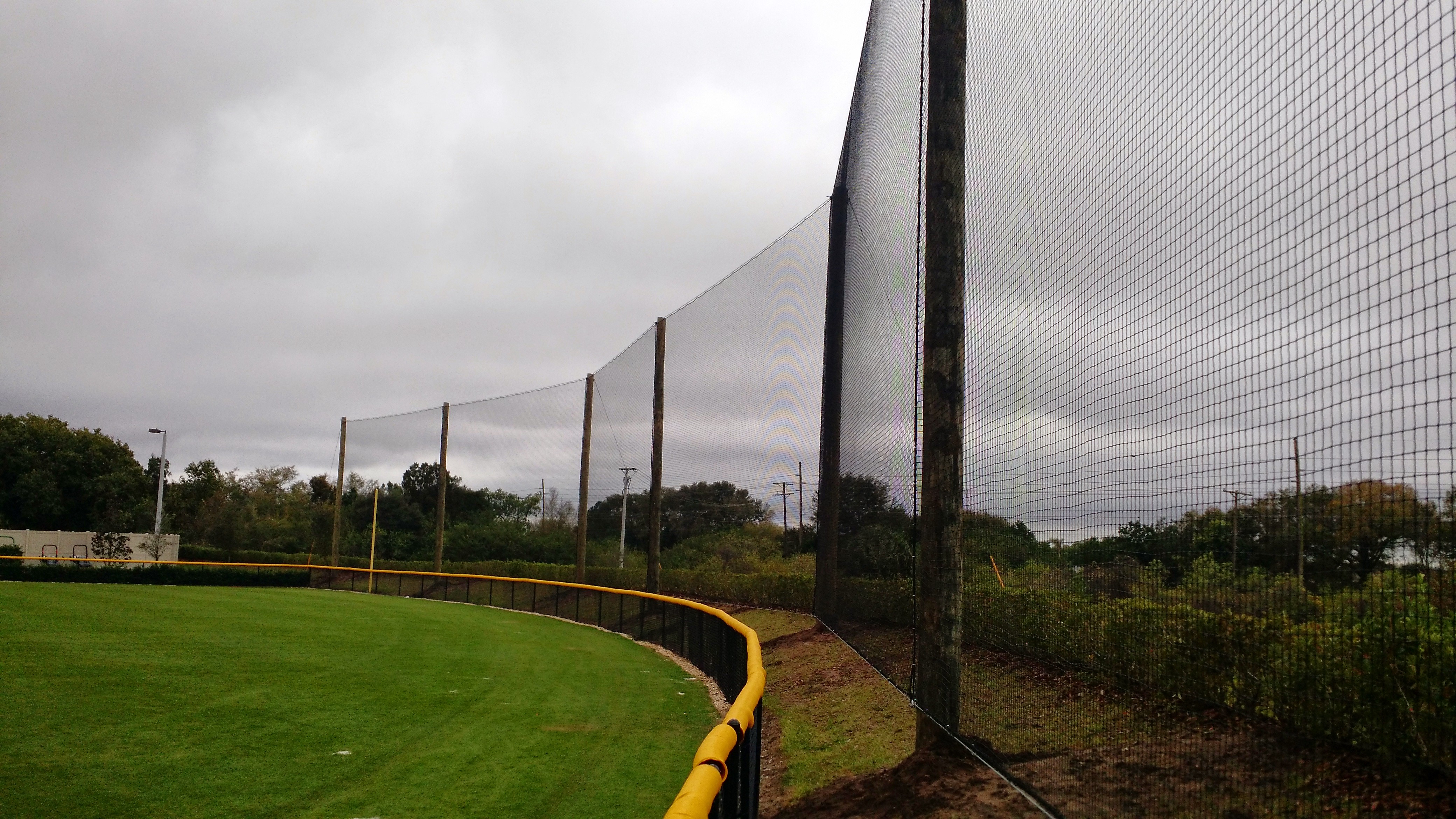 Baseball Field Barrier Netting, Valencia Lakes, Wimauma FL GRN