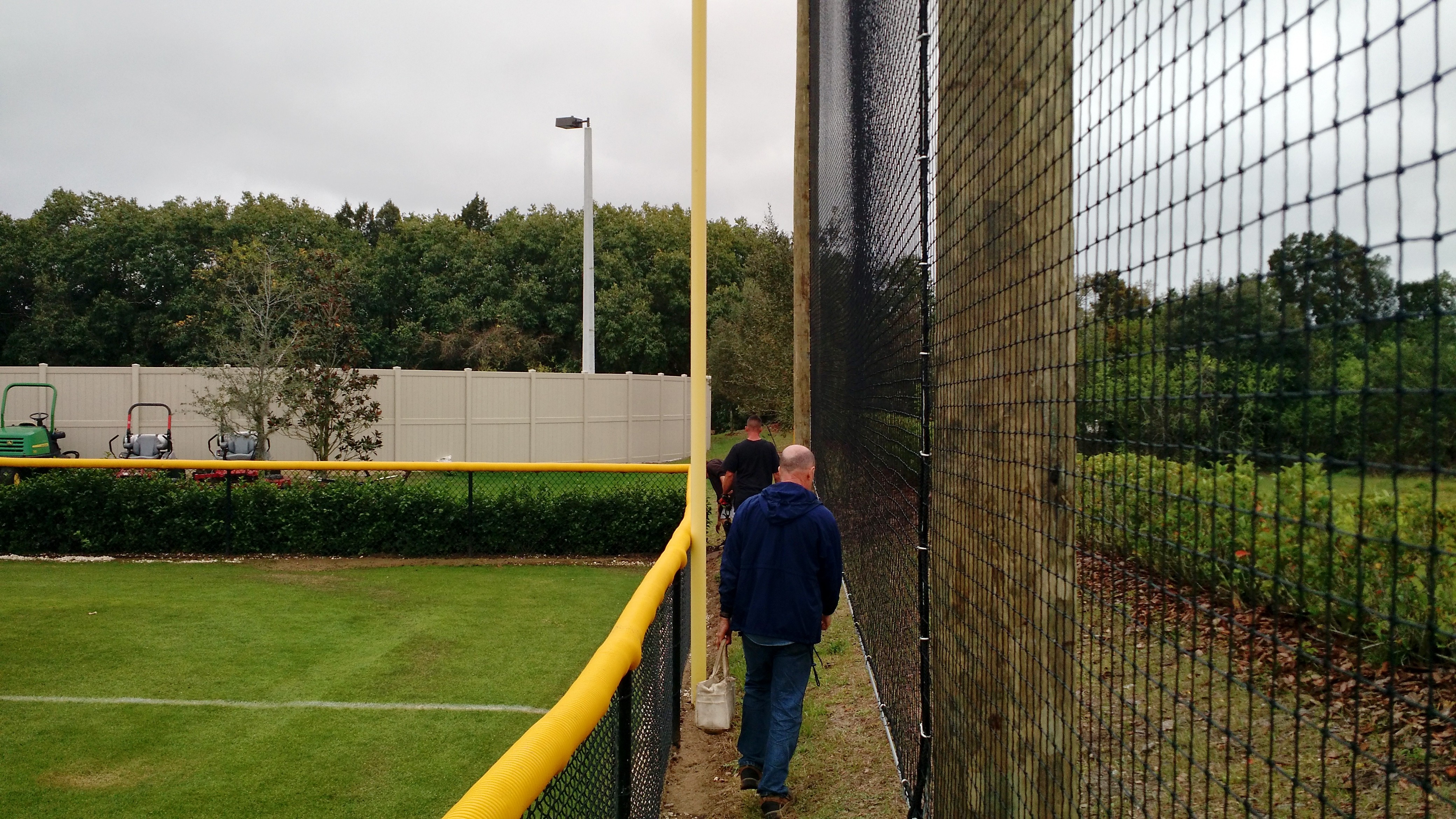 Baseball Field Barrier Netting, Valencia Lakes, Wimauma FL