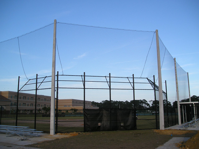 Collapsible Barricade Backstop Net, Portable Barrier Netting, Lacrosse