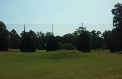 Double Gate Country Club Driving Range Netting Installation