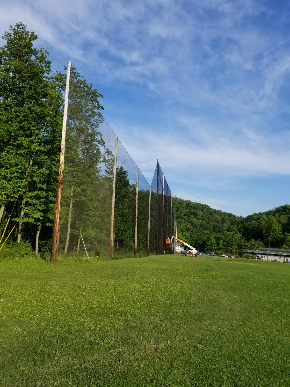 Inver Wood Golf Course Netting for Range Bunkers Inver Wood Golf Course Netting for Range Bunkers